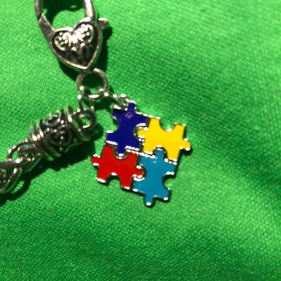 Autism Awareness Puzzle Piece 🧩 Bracelet - Picture 2 of 4